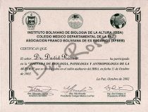 Instituto Boliviano de Biología de la Altura (IBBA) - Jornada de Biología, Patología y Antropología de la Altura